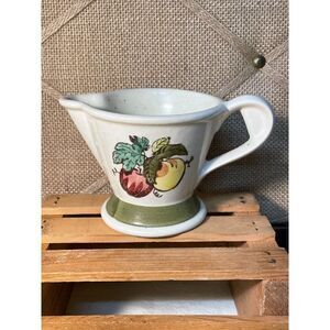 Vintage Creamer Provincial Fruit Green by METLOX POPPYTRAIL VERNON